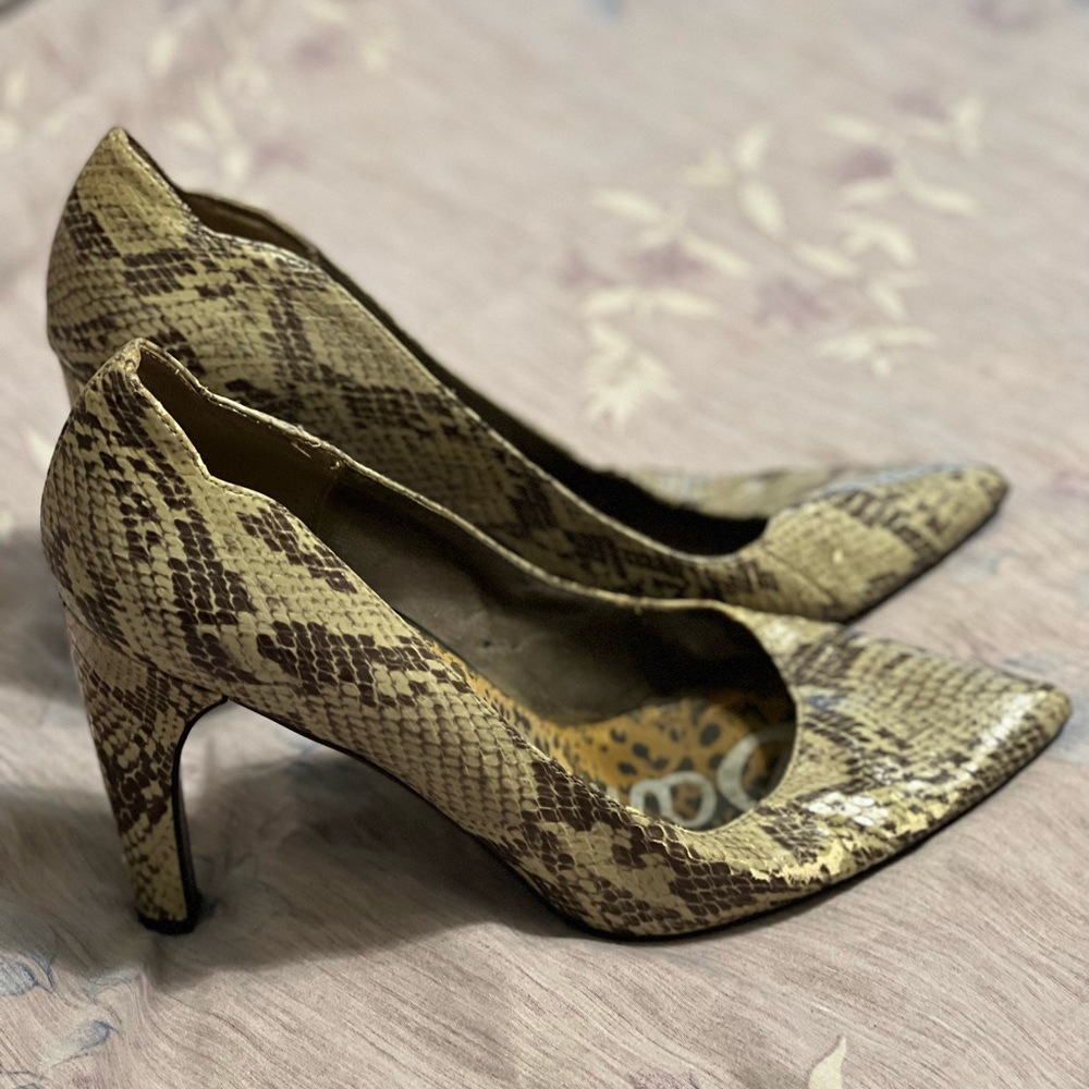 Sam Edelman Snakeskin Pumps